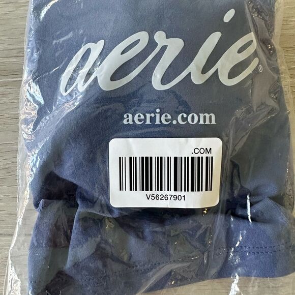 Aerie Real Me Low Key Longline Sports Bra Marbled Blue XS NWT IN PACKAGE - Picture 6 of 8